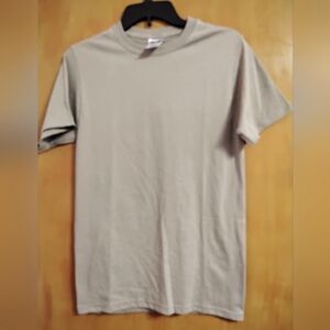 Bundle of 5 Classic Child Heavyweight Khaki T-Shirts Size S